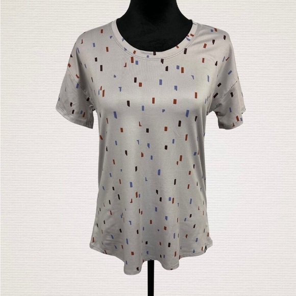 REI Co-Op Sahara Shirt Top Size Small Performance
Confetti Print Shirt Gray. - Picture 4 of 7